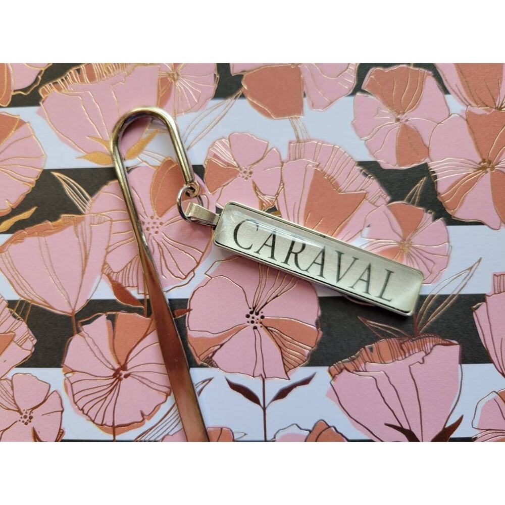 Caraval bookmark made with Legendary book pages